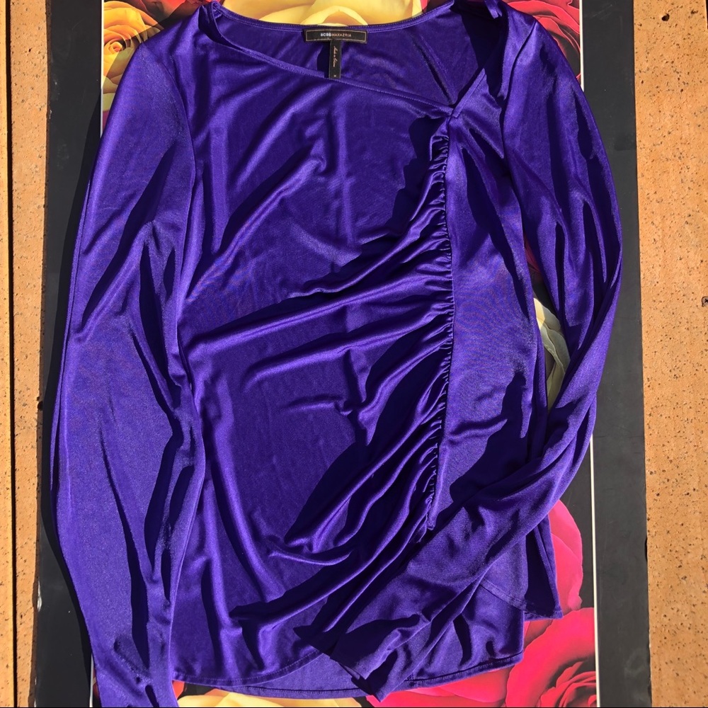 🌸2/$10🌸 BCBG Purple Long-sleeve